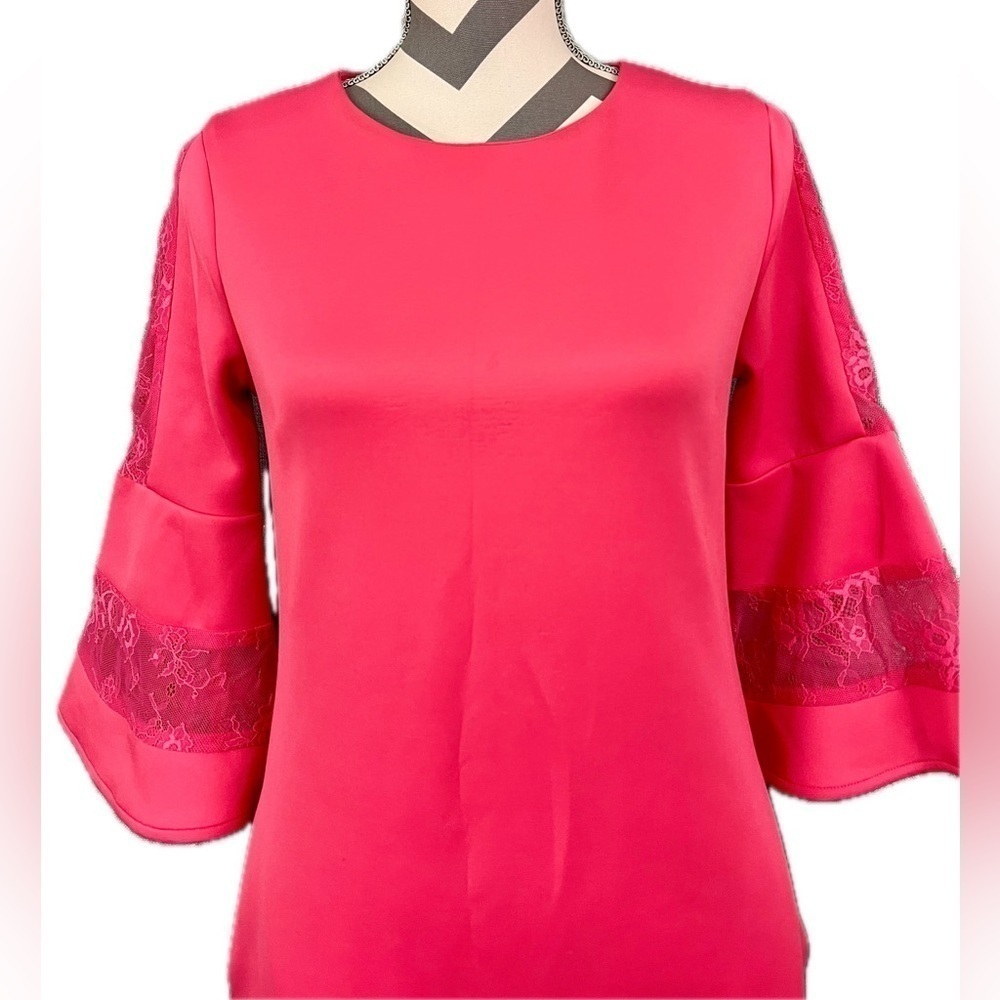 NY&Co Lace Trim Popover Dress - Size XS - Picture 3 of 9